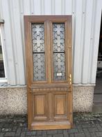 Prachtige antieke voordeur 94 x 227, 80 tot 100 cm, 215 cm of meer, Glas, Buitendeur