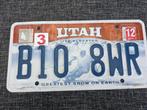 Utah Kentekenplaat USA Nummerbord Nummerplaat License plate, Verzamelen, Ophalen of Verzenden, Gebruikt, Auto's