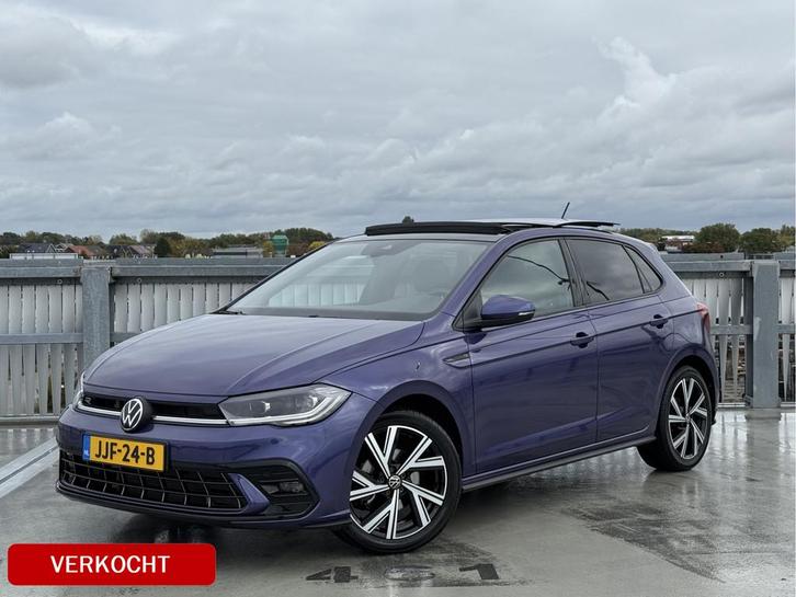 Volkswagen Polo 1.0 TSI R-Line DSG | Pano | IQ | Cam | 1J-Ga, Auto's, Volkswagen, Bedrijf, Te koop, Polo, ABS, Achteruitrijcamera
