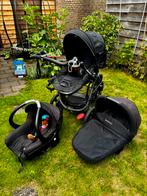 Complete 3-in-1 all terrain kinderwagen met toebehoren., Gebruikt, Verstelbare duwstang, Combiwagen, Ophalen