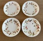 Mooie vintage Bone China bordjes, Ophalen of Verzenden