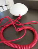 Wandlamp Ikea Löv vintage tafellamp -ufo lamp (wit /rood)90s, Ophalen of Verzenden, Gebruikt, Overige materialen, Scandinavisch Vintage  design