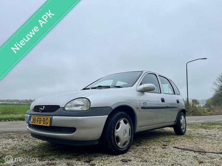 Opel Corsa 1.2i-16V Strada, BJ 2000, Airco, APK Dec 2025, Auto's, Opel, Bedrijf, Te koop, Corsa, Airconditioning, Alarm, Radio
