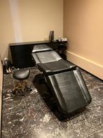 Behandelstoel zwart hydraulisch, Massagetafel, Ophalen of Verzenden, Zo goed als nieuw
