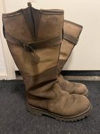 Vintage handmade leren laarzen maat 42, Kleding | Heren, Schoenen, Ophalen of Verzenden, Zo goed als nieuw, Bruin, Boots