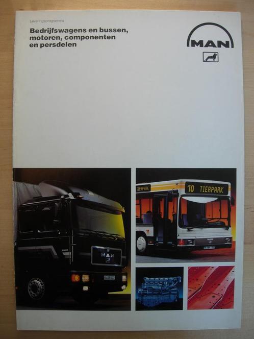 MAN Diesel Truck Brochure 1993 – G90 M90 F90 Bus, Boeken, Auto's | Folders en Tijdschriften, Zo goed als nieuw, Overige merken