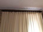 Gordijn igst, beige, 150Bx240H, inclusief zwarte roede, Molenstraat, 100 tot 150 cm, 200 cm of meer, Geen idee