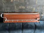 Vintage Wandkapstok Palissander/Walnoot Fineer Chroom Jaren, Gebruikt, Minder dan 100 cm, Hout, Ophalen