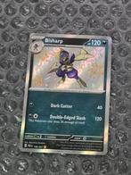 Shiny Bisharp 186/091 Paldean Fates Scarlet & Violet PAF, Ophalen of Verzenden, Zo goed als nieuw, Losse kaart, Foil