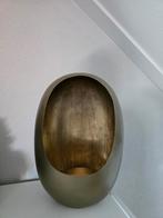 Richmond egg kandelaar in de kleur goud windlicht, Overige materialen, 25 tot 50 cm, Ophalen of Verzenden, Zo goed als nieuw