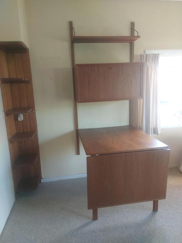 vintage jaren '60 bureau, Huis en Inrichting, Bureaus, Gebruikt, Ophalen