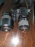 Sony Alpha 100 Spiegelreflexcamera met 2 lenzen, Gebruikt, Spiegelreflex, Ophalen of Verzenden, Sony