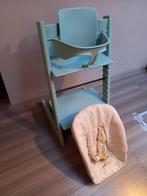 Stokke Tripp Trapp stoel, met newbornset + babyset + kussens, Ophalen, Gebruikt, Meegroeistoel, Stoelverkleiner