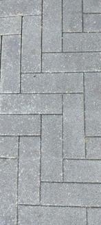 Tuin tegels sierbestrating antraciet, Tuin en Terras, Tegels en Klinkers, Ophalen, Zo goed als nieuw, Beton, Terrastegels