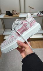 Dior Sneaker Raspberry Toile De Jouy Technical Fabric, Ophalen, Wit, Gedragen, Dior