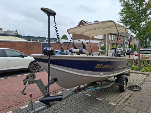 Sylvan 1500 explorer, Watersport en Boten, Vis- en Consoleboten, Gebruikt, 30 tot 50 pk, 3 tot 6 meter, Benzine, Buitenboordmotor