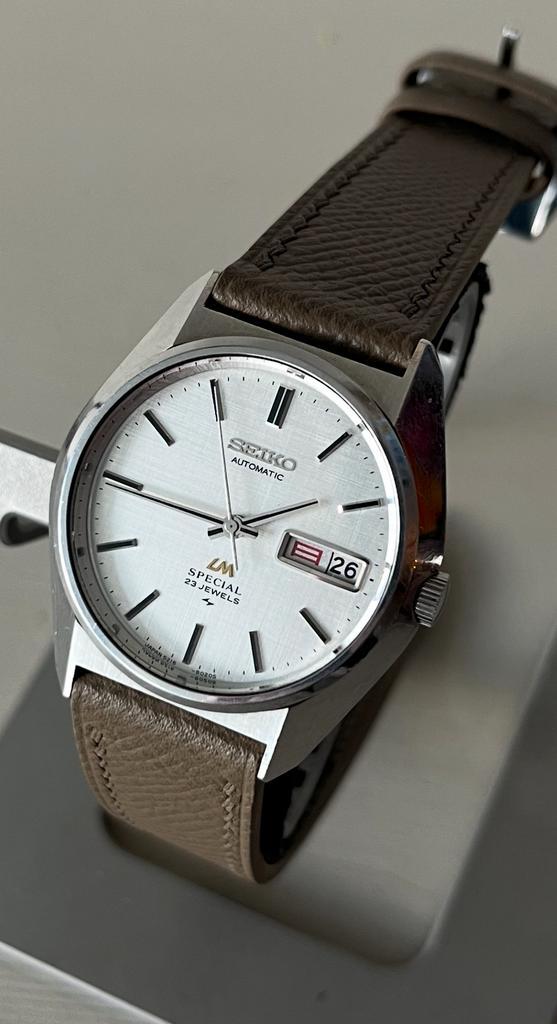 Seiko Lord Matic Special 5216-8020 Vintage, Sieraden, Tassen en Uiterlijk, Horloges | Heren, Gebruikt, Polshorloge, Seiko, Staal