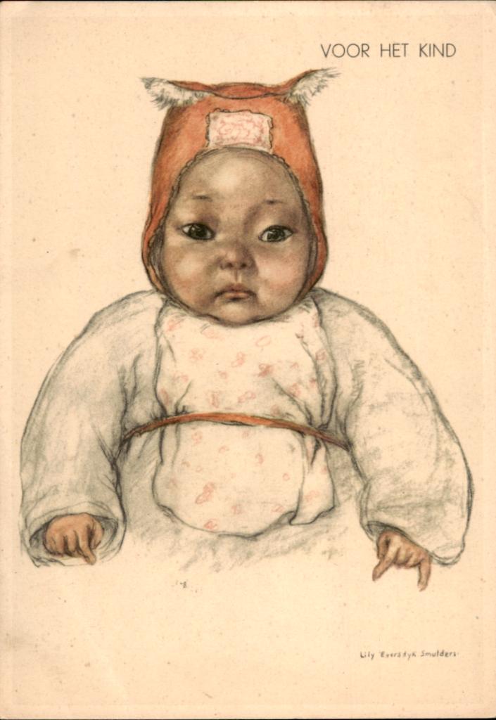 Voor het kind, Chinese baby, Lily Eversdijk, 1955, Verzenden, 1940 tot 1960, Ongelopen, Kinderen