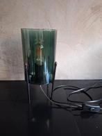 Groene tafellamp, Ophalen of Verzenden, Gebruikt, Glas, Minder dan 50 cm