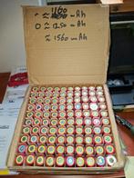 200 x 18650 Accu's -Capaciteiten 1100- 1500 mAh, Ophalen of Verzenden, Gebruikt, Oplaadbaar