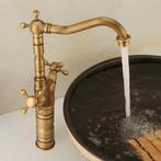 Keukenkraan Waskomkraan Klassiek Retro Brons Koper Landelijk, Overige kleuren, Nieuw, Minder dan 100 cm, 25 tot 50 cm