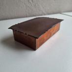 Amsterdamse School Sigarendoos gehamerd Roodkoper, Ophalen of Verzenden