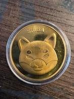 Shiba Inu Crypto Munt, Ophalen of Verzenden, Overige waardes, Losse munt, Goud