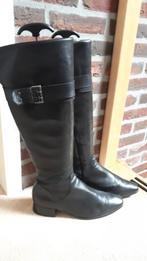 Spiess zwarte leren laarzen maat 6, Kleding | Dames, Ophalen of Verzenden, Zo goed als nieuw, Zwart, Hoge laarzen