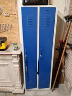 Dubbele Locker - Blauw, Ophalen, Gebruikt, Industrieel