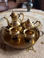 Koffie- en Theeservies - 5 Delig verzilverd, Ophalen of Verzenden