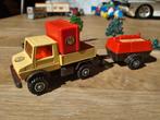 Unimog Matchbox Plant hire, 1:50, Matchbox, Ophalen of Verzenden, Zo goed als nieuw