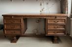 Eikenhouten bureau 160x 75,/ h75 cm, Huis en Inrichting, Kasten | Secretaires, Ophalen of Verzenden, Zo goed als nieuw