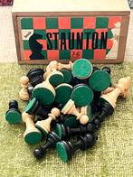 Vintage Chess Staunton Schaakspel Koninghoogte 76 mm, Hobby en Vrije tijd, Gezelschapsspellen | Bordspellen, Een of twee spelers