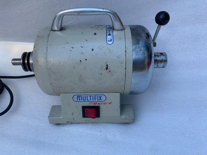 Multifix Record Motor–Zware Uitvoering (horlogemaker), Doe-het-zelf en Verbouw, Draaibanken, Gebruikt, Metaaldraaibank, Ophalen