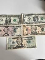 Dollar biljetten, 2 dollar, Ophalen of Verzenden, Buitenland, Bankbiljetten