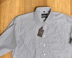 Nieuw overhemd wit-blauw gestreept; manchetknopen; mt. 41, Kleding | Heren, Overhemden, Blauw, Nieuw, Ophalen of Verzenden, Westbury