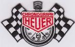 Heuer Chronograph stoffen opstrijk patch embleem #2, Motoren, Accessoires | Stickers, Verzenden