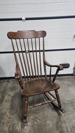 Vintage Eiken Schommelstoel Oirschot, Ophalen, Gebruikt, Bruin, Klassiek vintage