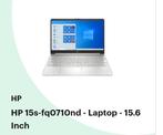 HP 15s-FQ0710ND - 15.6 inch Laptop, Ophalen, Gebruikt, 256GB, 8 GB