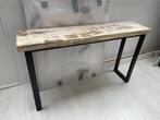 Versteend hout side table, Ophalen, Overige materialen, 100 tot 150 cm, Zo goed als nieuw