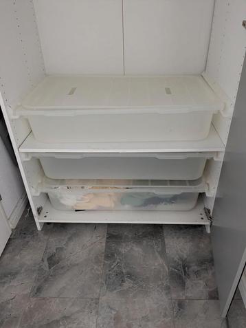 3 stuks Opbergladen met deksel  beschikbaar voor biedingen