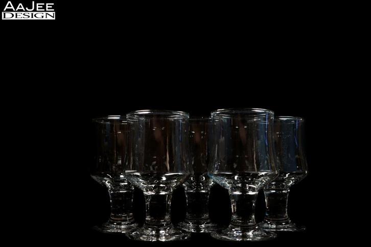 5 x Holmegaard – Skibsglas – Per Lütken – 1971 – Denemarken, Verzamelen, Glas en Borrelglaasjes, Gebruikt, Overige typen, Ophalen of Verzenden