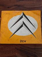 Citroen 2CV Instructieboekje 1964, Ophalen of Verzenden