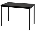 Ikea bureau/tafel zwart 110x67, Ophalen of Verzenden, Zo goed als nieuw, Bureau