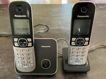 Panasonic KX-TGA682EX  Dect Telefoon, 2 stuks + basisstation beschikbaar voor biedingen