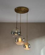 Moderne Hanglamp met Glazen Bollen, Ophalen, Zo goed als nieuw, Glas, Minder dan 50 cm