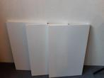 Planken 3 stuks 30 x 45,5 cm wit fineer, Ophalen, Minder dan 25 mm, Zo goed als nieuw, Plank