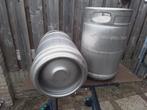 2x Rvs tonnen, 150 liter of meer, Ophalen of Verzenden, Zo goed als nieuw, Metaal