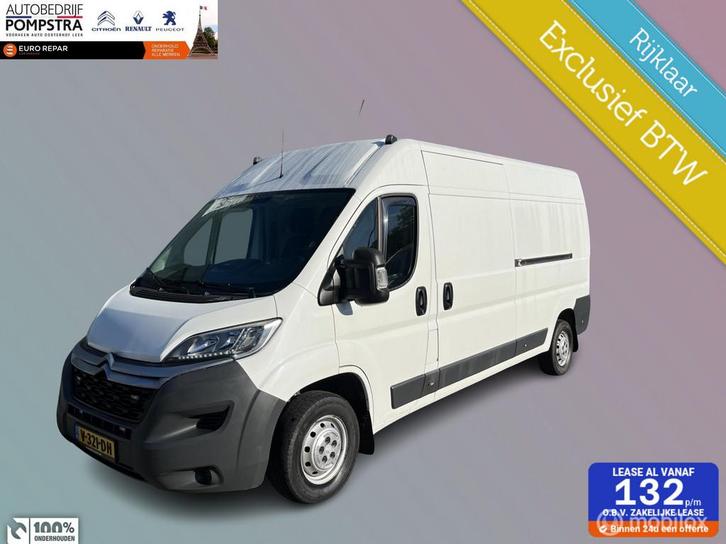 Citroen Jumper 33 2.0 BlueHDi L3H2 AIRCO/SCHUIFDEUR LINKS, Auto's, Bestelauto's, Bedrijf, Te koop, ABS, Achteruitrijcamera, Airconditioning