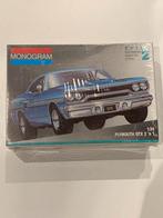 1/24 monogram Plymouth GTX 2’n1 nieuw, Auto, Groter dan 1:32, Nieuw, Ophalen of Verzenden